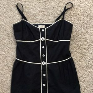 Anthro Voila Black & White Top